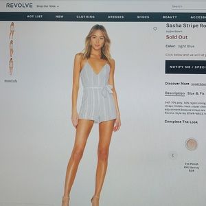 REVOLVE Sasha Stripe Romper